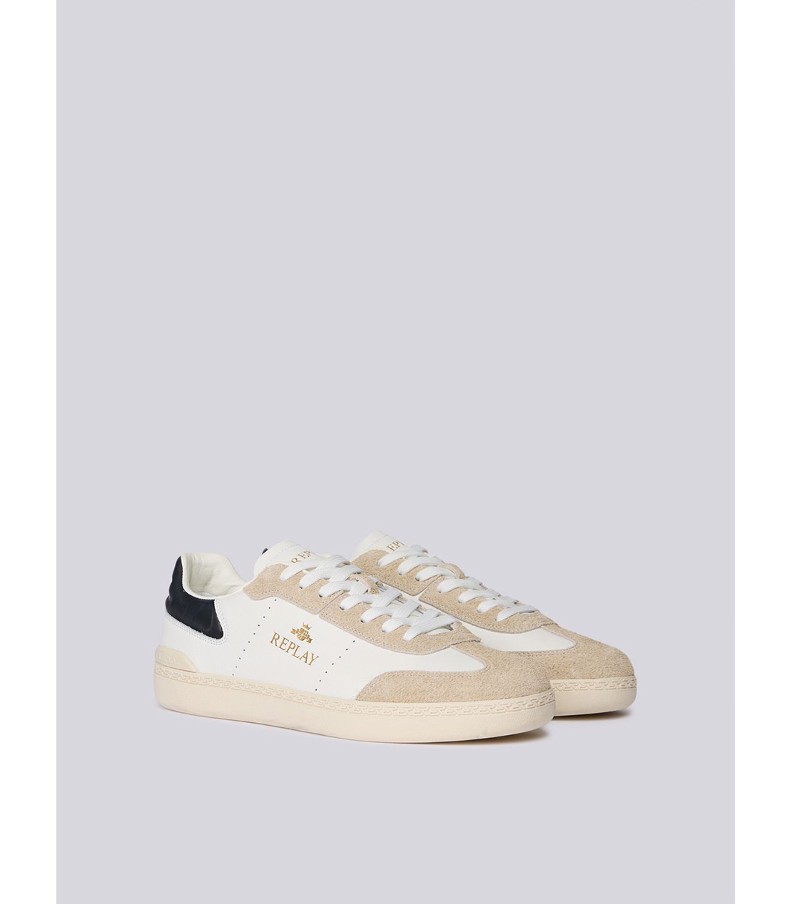 パイパー デュアルレザースニーカー 詳細画像 ホワイトベージュ 3